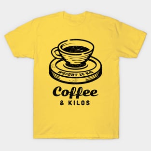 Coffee & Kilos - Coffee Lover Gym Lover T-Shirt